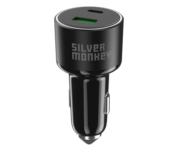 SILVER MONKEY samochodowa 100W USB-C PD + USB 3.0 QC - 1065081 - zdjęcie 3